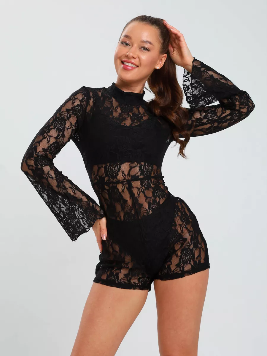 Olivia | Spitzen-Jumpsuit