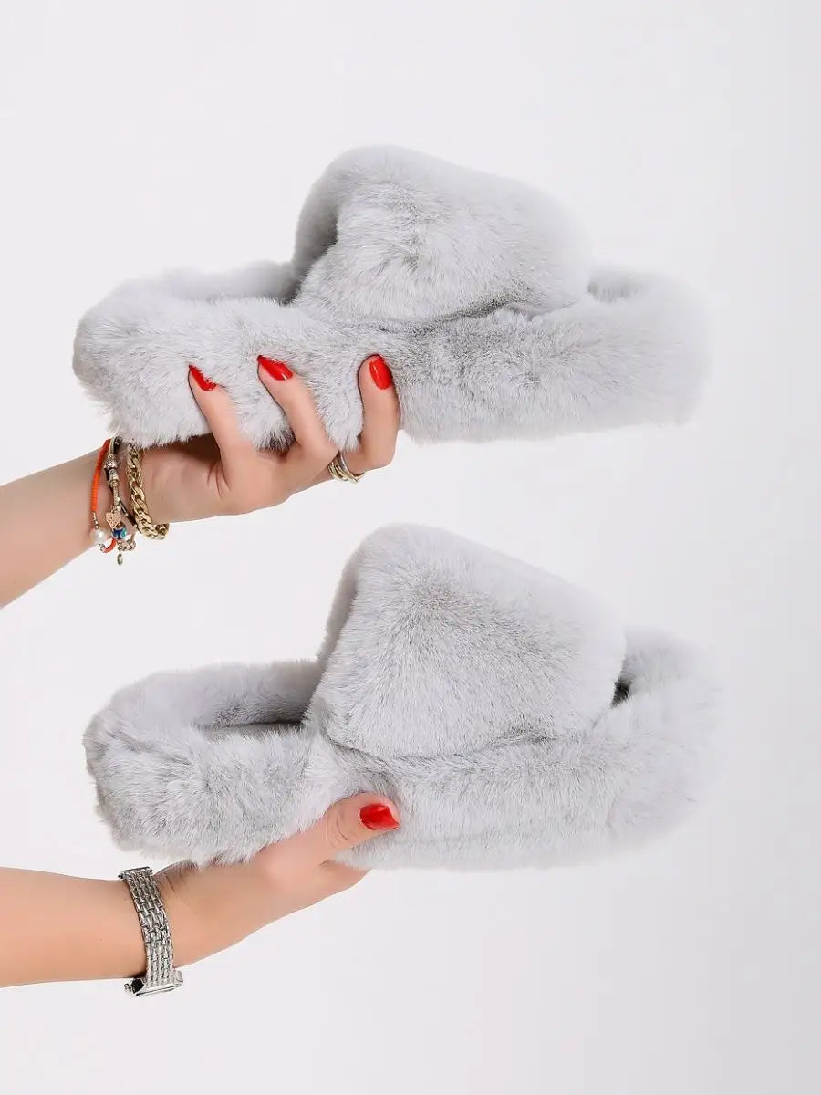 Maya | Fluffy Hausschuhe