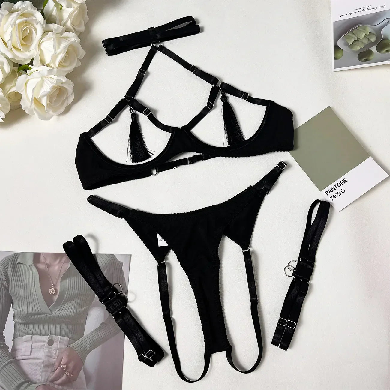 L'ensemble de lingerie d'Olivia