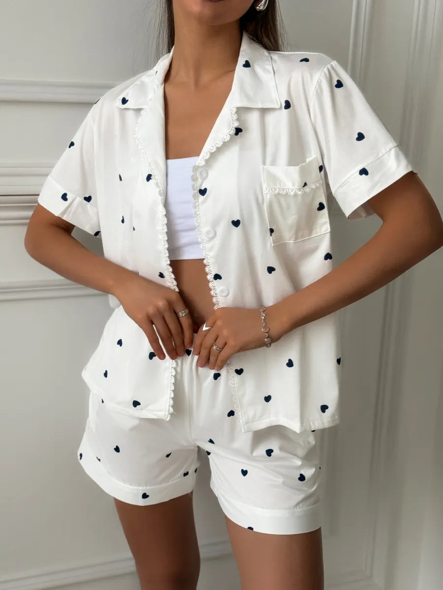 Bianca | Satin shorty pajama set