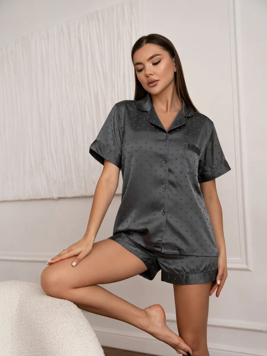 Natalia | Satin-Shorty Pyjama Set