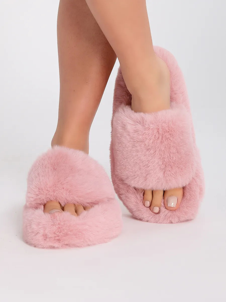 Monya | Fluffy Hausschuhe